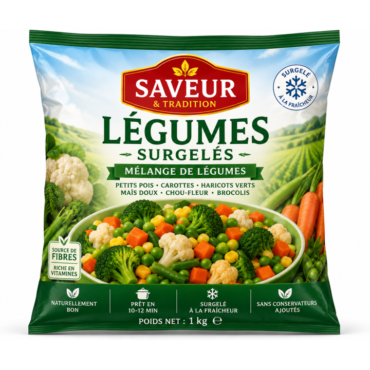Légumes surgelés